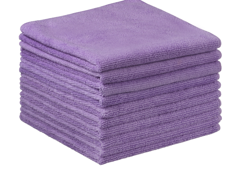 Filta Commercial Microfibre Cloth Black 40x40cm Pack of 10