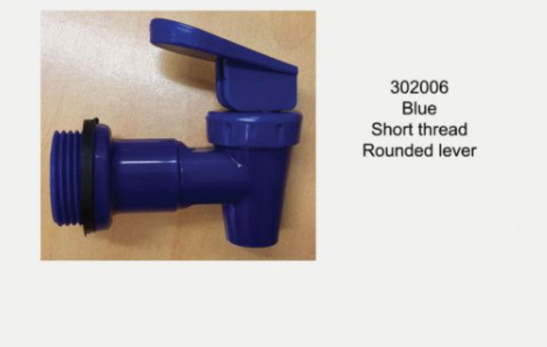 Snap Tap Long Thread White 3/4"