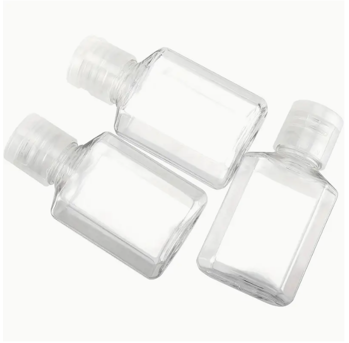 30ML Flat PET Bottle W Fliptop Lid