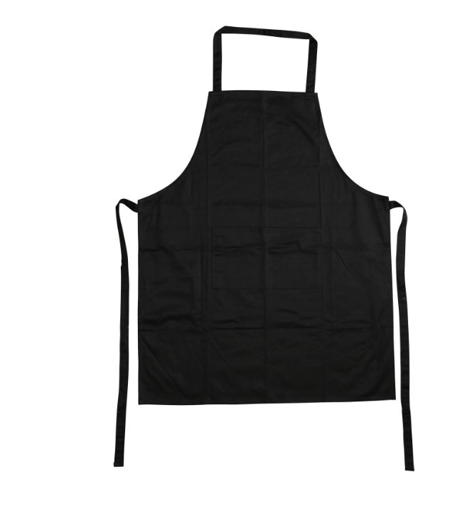 Filta Bib Apron With Pocket Black Pack of 5