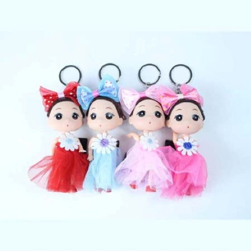 Key Chain, Ribbon Hair Band Girl