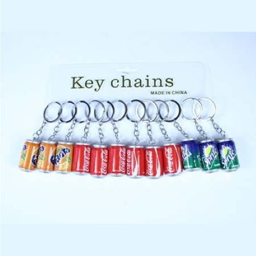 Key Chain Mini Coke/Sprite/Fanta Can