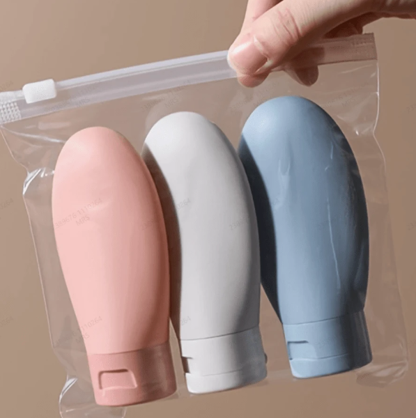 Travel Bottle Set In Bag