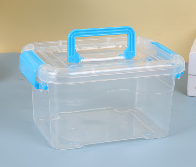 Food Grade Clear Container W Handle Lid