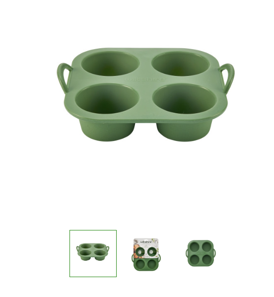 Silicone Air Fryer Muffin Pan 4 Cup