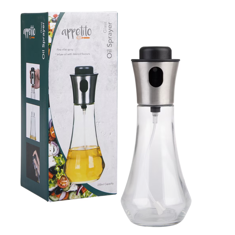 Glass Oil Sprayer 230ml Capacity