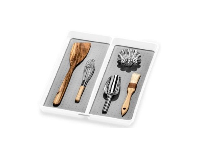 Large 2 Compartment Cutlery Utensil Tray 40.5x33x5cm