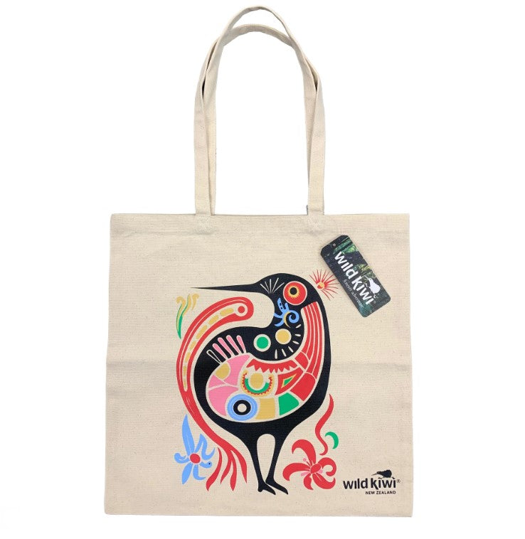 Tote Bag, Beach Bag Wild Kiwi