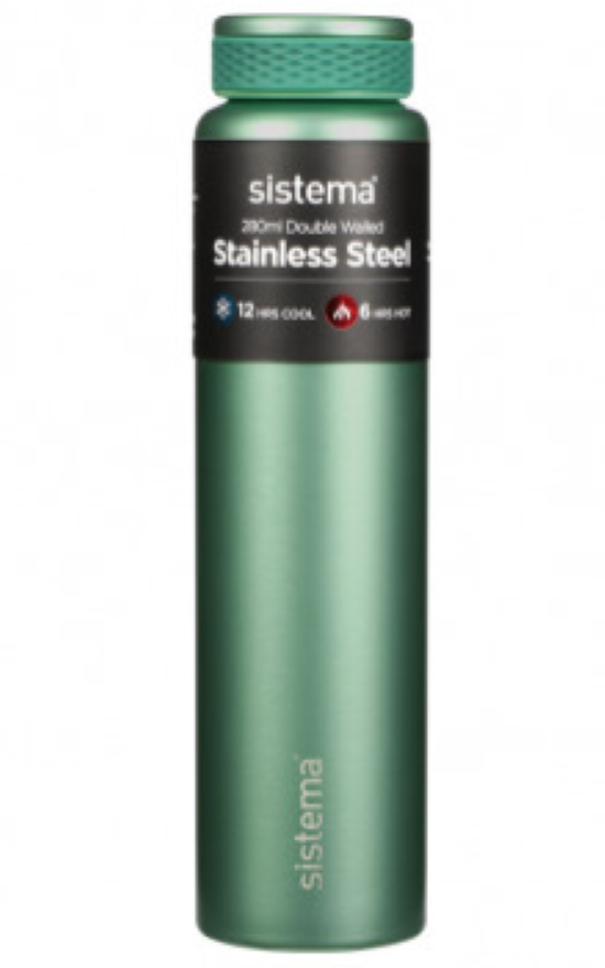 Sistema Chic 280ml Stainless Steel Bottle