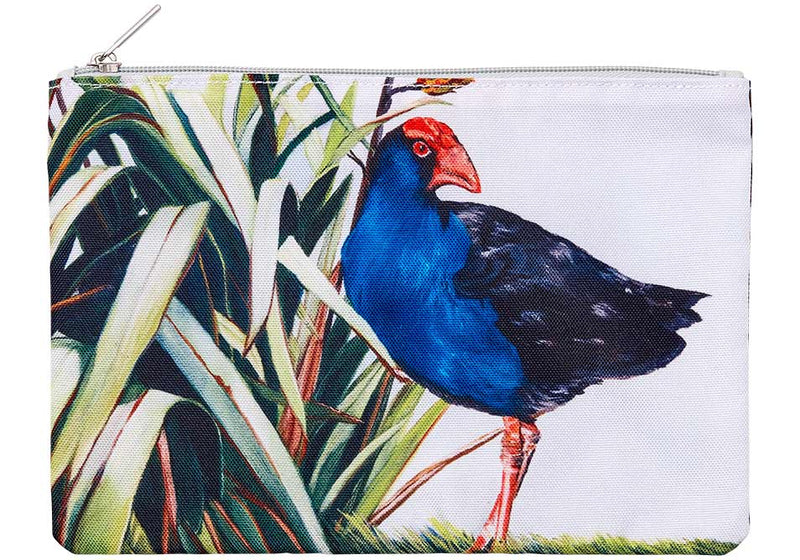 NZ Bird & Flora Pukeko Pouch