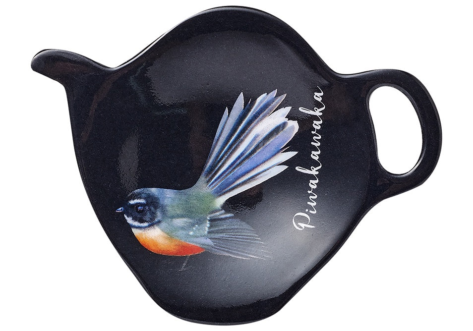 Majestic Birds Piwakawaka Tea Bag Holder