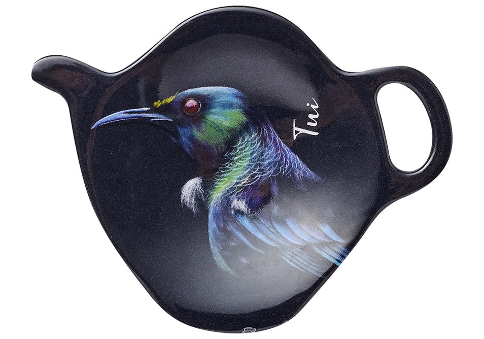 Majestic Birds Tui Tea Bag Holder