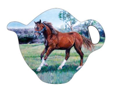 Tea Bag Holder, Beauty of Horses Cantering Spirit