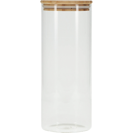 Kates Glass Canister with Bamboo Lid 1.5L