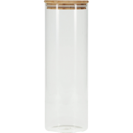 Kates Glass Canister With Bamboo Lid 2L