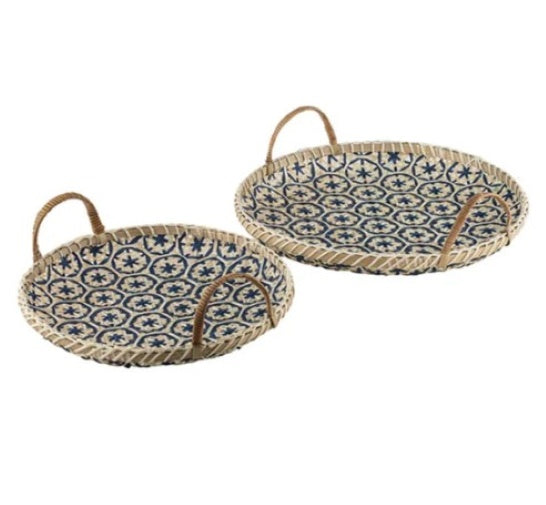 Ladelle Bamboo Woven 2 Pc Tray (SP)