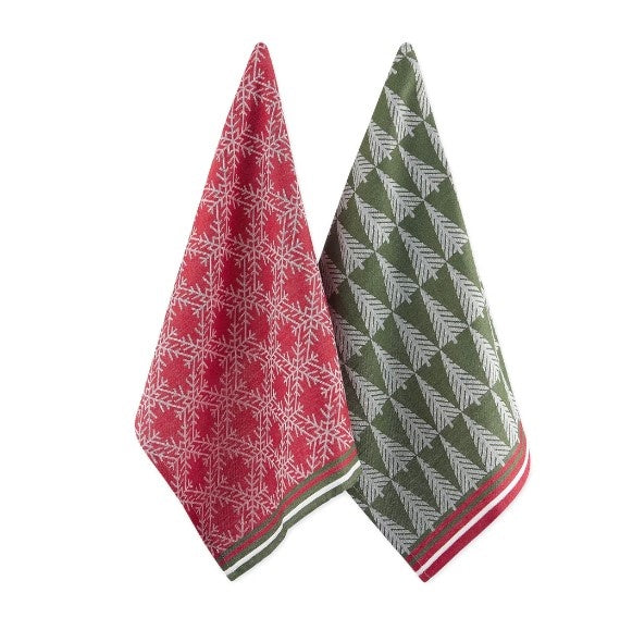 Balsam Stroll Jacquard Dishtowels Mixed Dozen