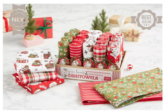 Holly Jolly Cookie Co Assorted Dishtowels