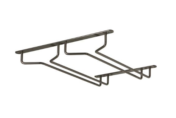 Double Wine Glass Holder Black Onyx