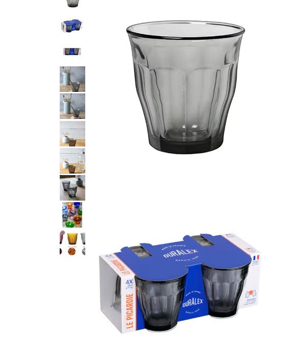 Picardie Tumbler 250ml Set/4