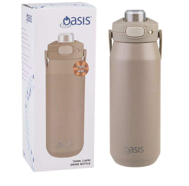 Oasis Triple Wall S/S Capri bottle 750ml