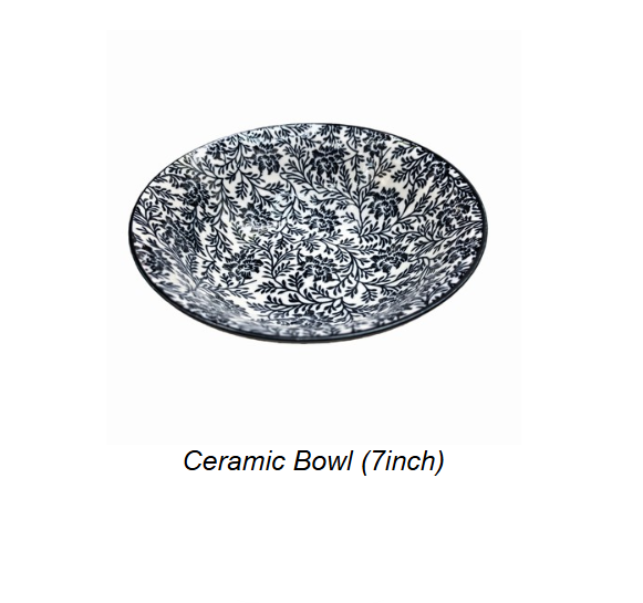 Painted Ceramic Bowl