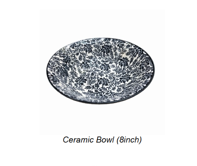 Painted Ceramic Bowl