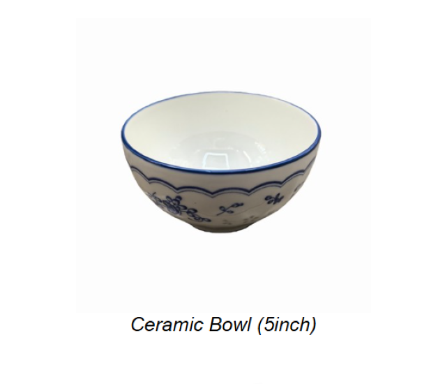 Painted Ceramic Bowl