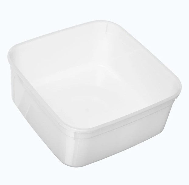 BonWare™ PP Square Storage Container, 2 Lit, Ice Cream Single