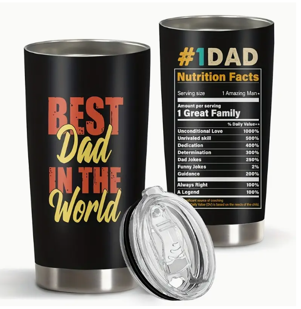 Dad/Husband Mug .. In the World 590ml Vacuum Cup