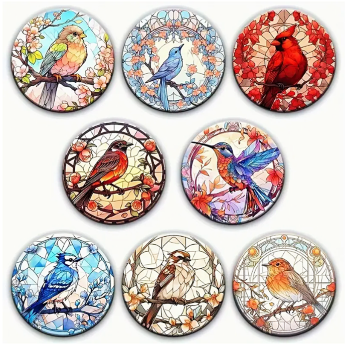 Bird Coaster Set of 8