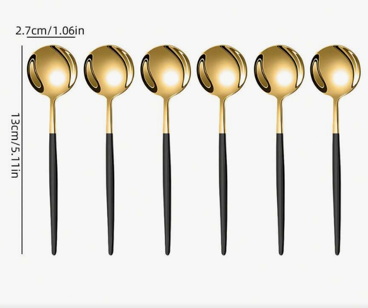 Gold Stainless Steel Spoon