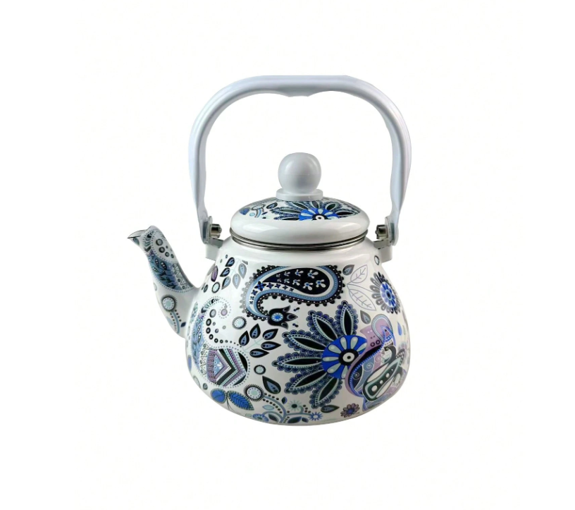 Enamel Teapot With Handle