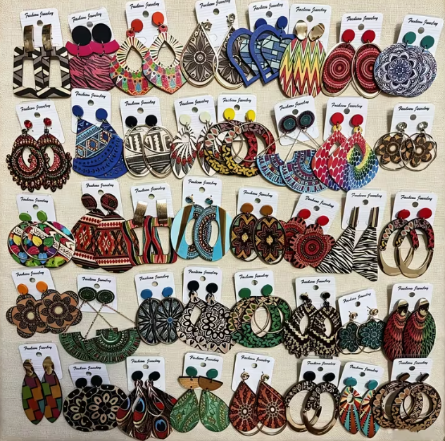 Boho Vintage Earrings Mixed Styles