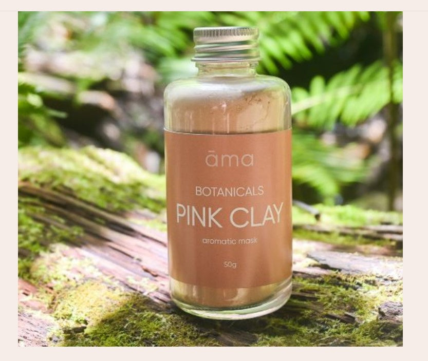 Botanical Pink Clay Face Mask Gift Set