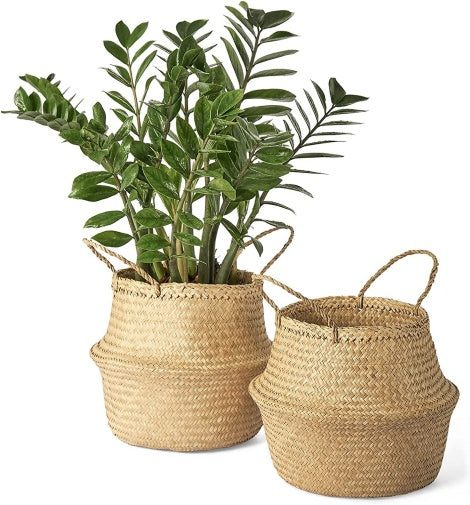 Seagrass Belly Basket Natural
