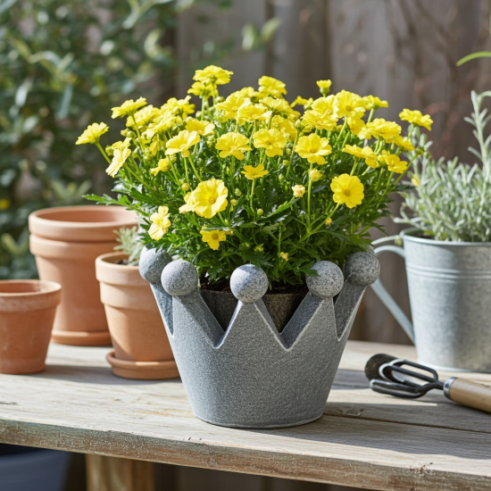 Crown Planter 28x25cm