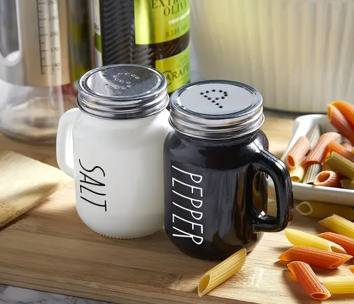 Salt N Pepper Shakers Cup Set