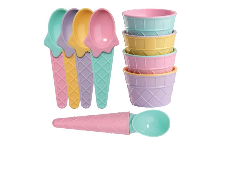 Snazzee Ice Cream Serving Set of 9