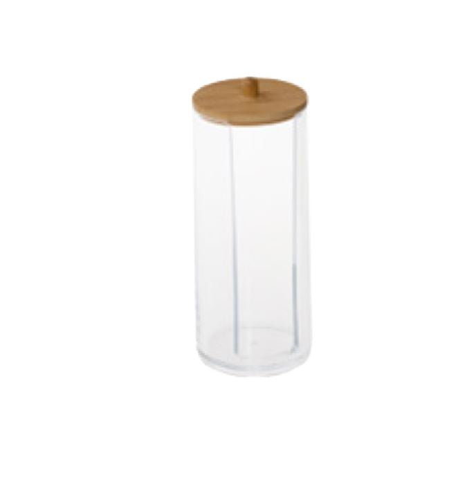 Seymours Lyra Cotton Pad Storage with Bamboo Lid