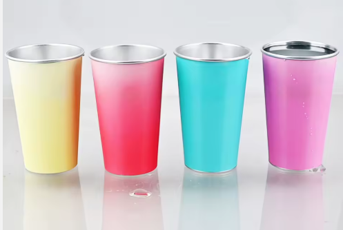 Stainless Steel Colour Change Cup 500ml