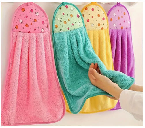 Soft Fleece Towel W Fruit Design