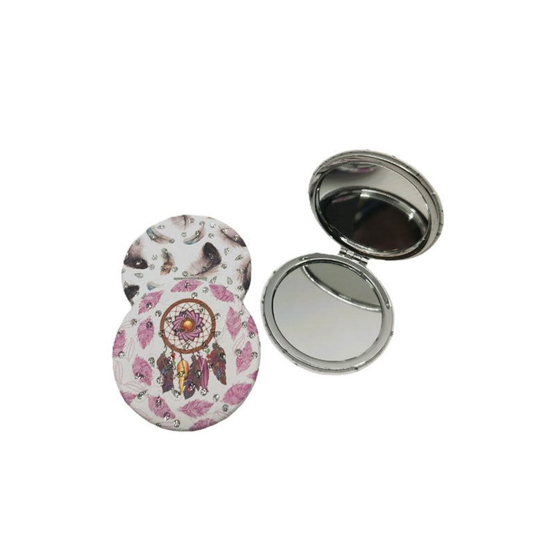 Pocket Mirror Rectangle or Round - Single