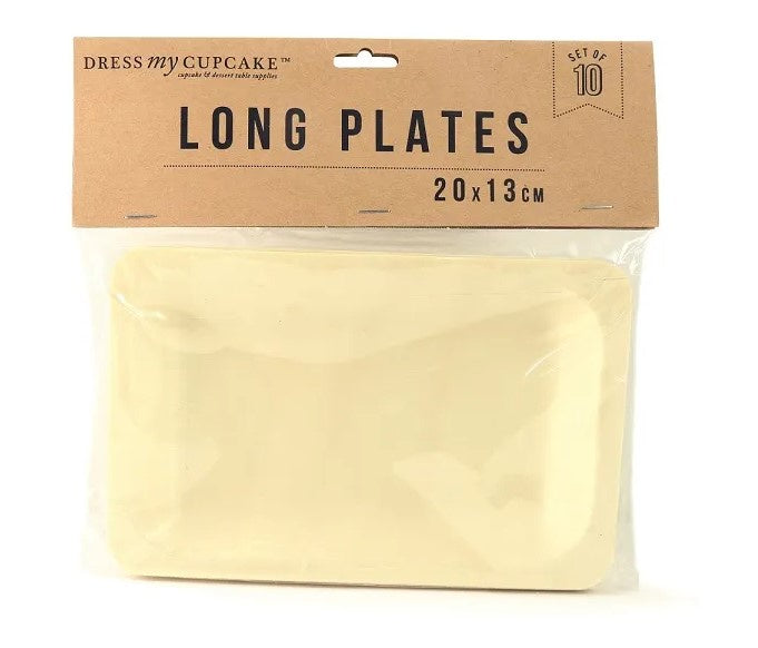 Natural Rect. Dish 20x15x2.5cm 10 Pcs