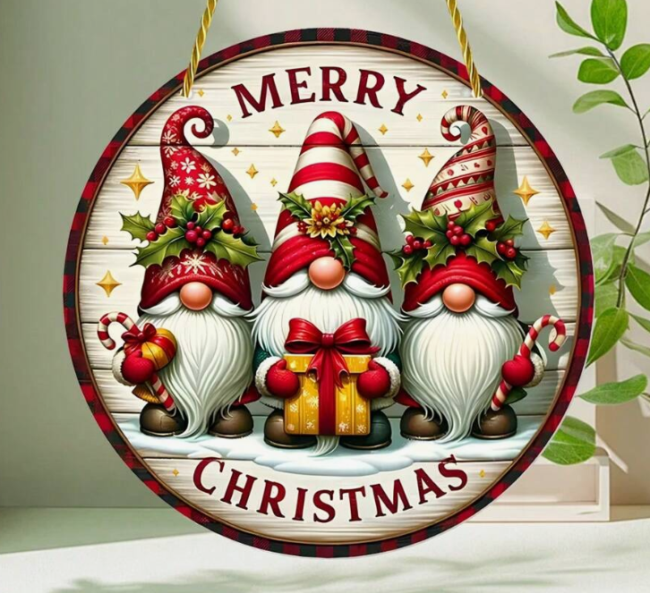 Dwarf Merry Christmas Suncatcher