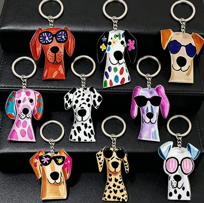 Dog Keyring Single