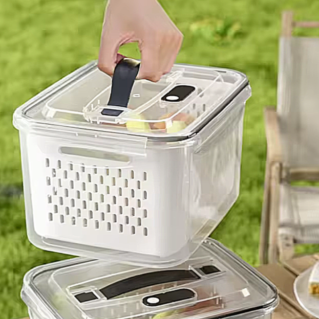 Drainer Basket Containers W Air Valve/Handle