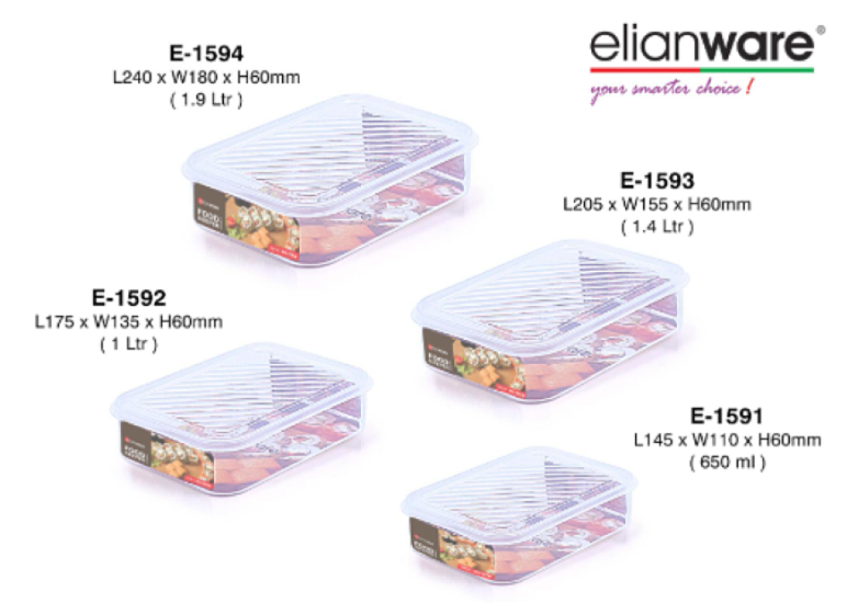 Elianware Food Keeper Rectangular