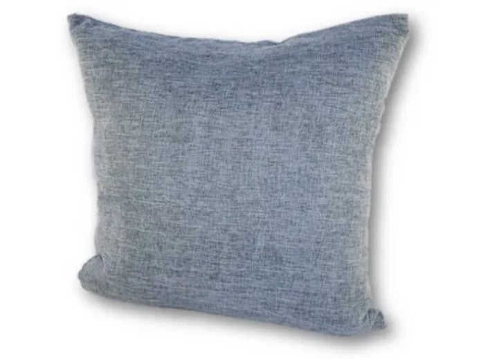 Cushion Cover Linen Look Blue Steel Grey