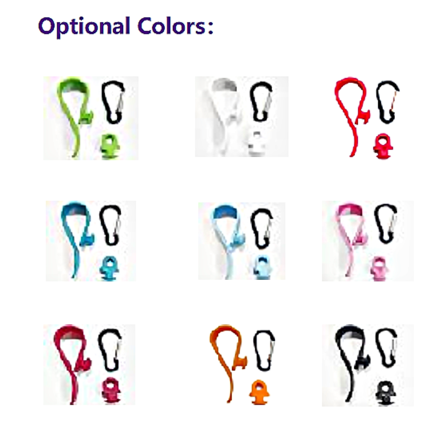 EVA Bag Keychain Set